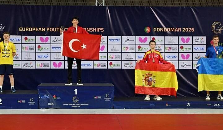 14 Yaşındaki Görkem Öçal Avrupa Şampiyonu Oldu! Türk Masa Tenisinde Tarihi Başarı