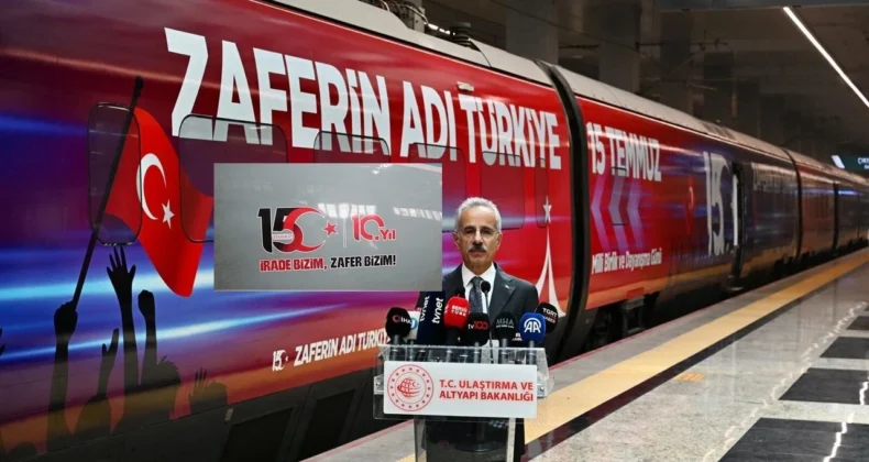 Sivas YHT Seferlerinde 15 Temmuz Vurgusu! Özel Logolu Trenler Raylara Çıkıyor