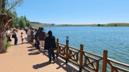 Sivas’taki Hafik Gölü Yeniden Hayat Buldu! Ziyaretçileri Büyüleyen Manzara
