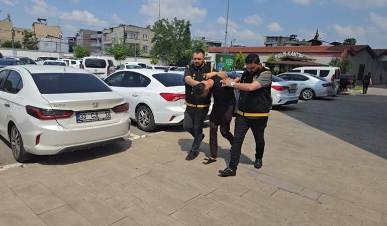 Adana'da çarşaflı hırsızlık soruşturması kapsamında adliyeye sevk edilen şüpheliler