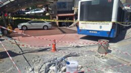 Ankara’da EGO Otobüsünün İş Yerine Daldığı An Kamerada! Panik Dolu Anlar Kaydedildi