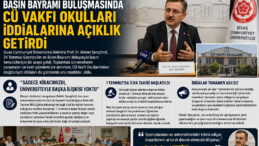 SCÜ Rektörü Ahmet Şengönül’den CÜ Vakfı Okulları Açıklaması! “Üniversiteyle Tek Bağı Kira Sözleşmesiydi”