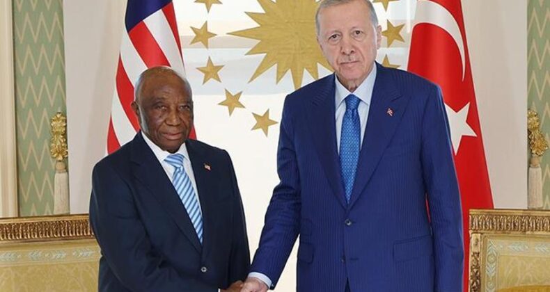 Erdoğan, Liberya Cumhurbaşkanı Boakai’yi İstanbul’da Ağırladı