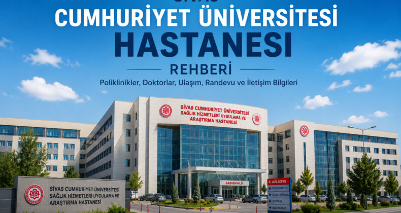 Sivas Cumhuriyet Üniversitesi Hastanesi Rehberi | Doktorlar, Poliklinikler, Randevu ve Ulaşım Bilgileri