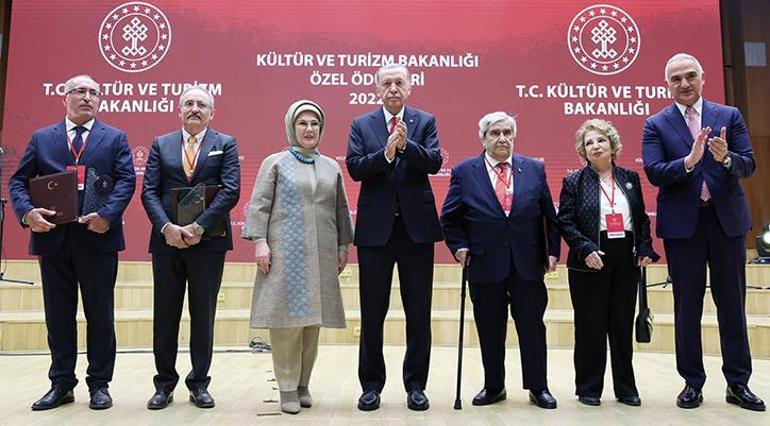 Cumhurbaşkanı Erdoğan Kültür ve Turizm Bakanlığı Özel Ödülleri töreninde konuştu
