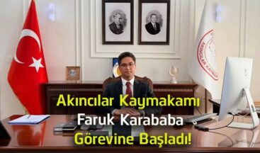 Akıncılar Kaymakamı Faruk Karababa Görevine Başladı! İlçede Yeni Dönem Resmen Başladı