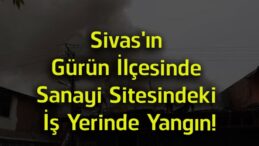 Sivas’ın Gürün İlçesinde Sanayi Sitesinde Yangın! İş Yerinde Maddi Hasar Oluştu