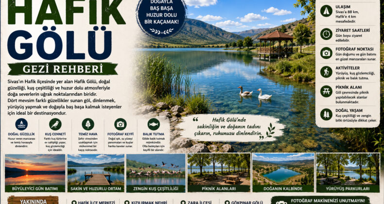 Hafik Gölü Gezi Rehberi | Sivas’ın Huzur Veren Doğa Cenneti