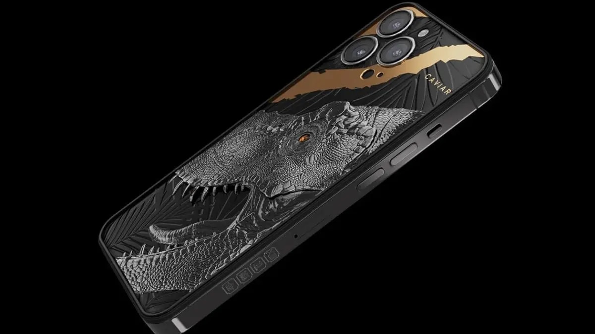 Caviar T-Rex fosilli iPhone 17 Pro Max