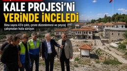 Başkan Adem Uzun Kale Projesi’ni Yerinde İnceledi! Tarihi Bölgede Çalışmalar Hız Kesmeden Sürüyor