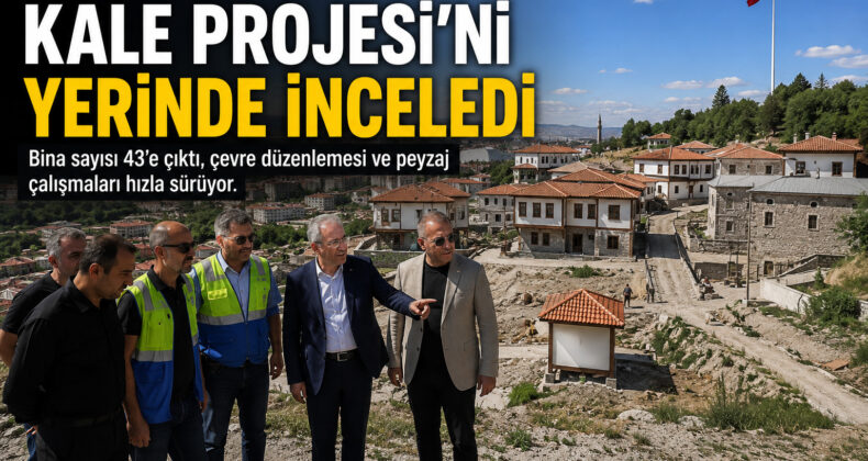 Başkan Adem Uzun Kale Projesi’ni Yerinde İnceledi! Tarihi Bölgede Çalışmalar Hız Kesmeden Sürüyor