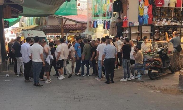 Kuşadası'nda polis ekipleri olay yerinde