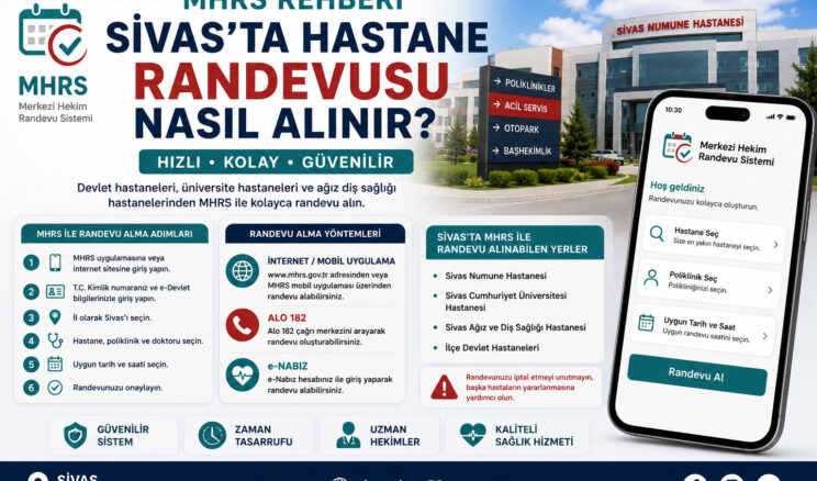 MHRS Rehberi | Sivas’ta Hastane Randevusu Nasıl Alınır?