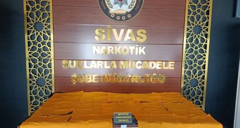 Sivas’ta Dev Narkotik Operasyonu! 89 Bin 559 Kullanımlık Uyuşturucu Ele Geçirildi, 2 Kişi Tutuklandı
