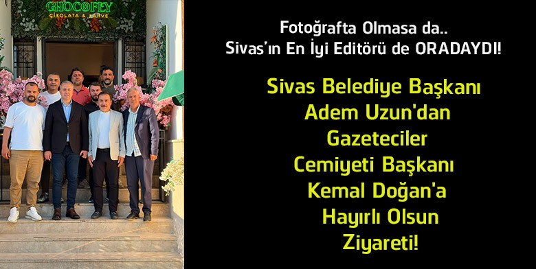 Başkan Adem Uzun’dan Gazeteciler Cemiyeti Başkanı Kemal Doğan’a Hayırlı Olsun Ziyareti