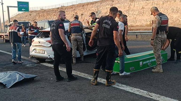 Şanlıurfa Birecik'te otomobil ile minibüsün çarpıştığı trafik kazası
