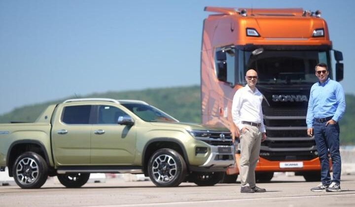 Scania ve VW ticariler test sürüşüne çıktı