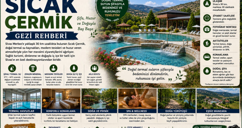 Sıcak Çermik Gezi Rehberi | Sivas’ın Şifalı Termal Kaynağı