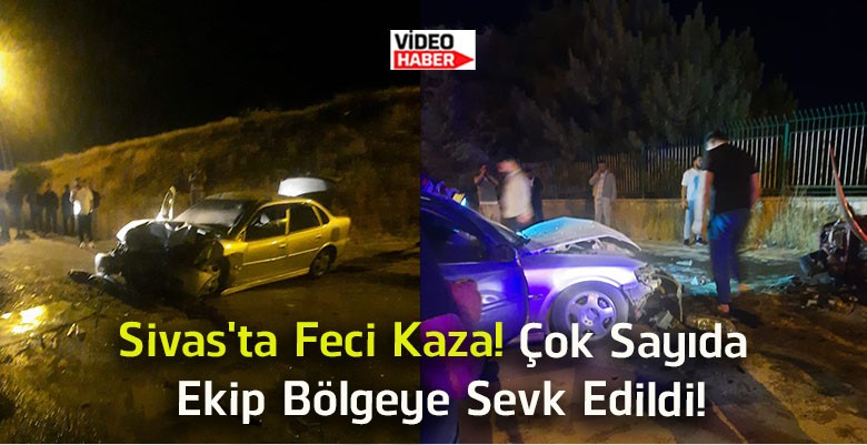 Sivas’ta Feci Trafik Kazası! Alibaba Mahallesi’nde Çok Sayıda Ekip Sevk Edildi