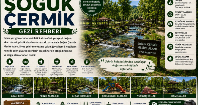 Soğuk Çermik Gezi Rehberi | Sivas’ın Serinleten Doğa ve Mesire Alanı