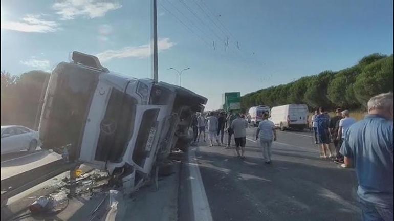 TEM Otoyolu Ankara yönünde uzun araç kuyruğu oluştu
