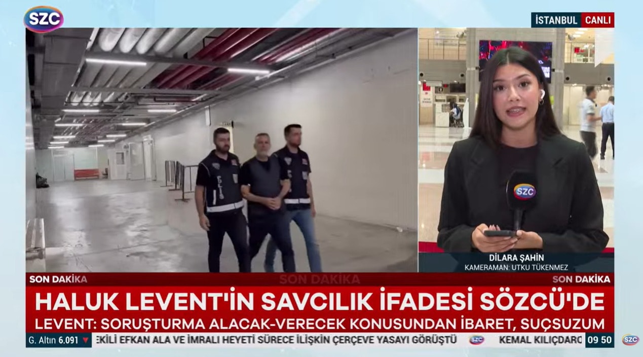Haluk Levent savcılık ifadesi