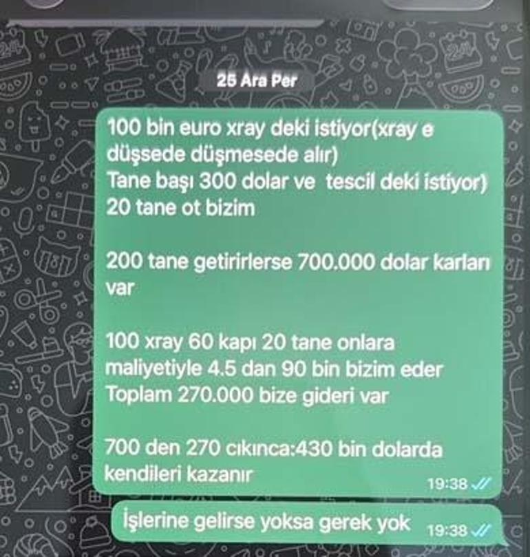 Operasyon kapsamında gözaltı kararı verilen şüpheliler