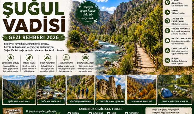 Şuğul Vadisi Gezi Rehberi | Gürün’ün Saklı Doğa Cenneti