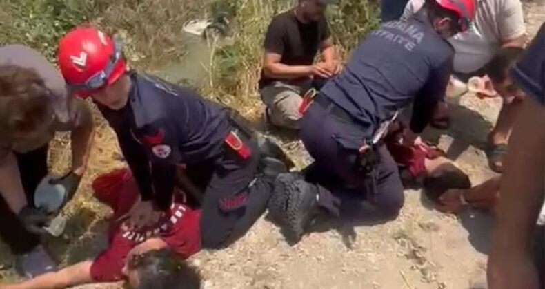 Otomobil Sulama Kanalına Uçtu! Kalpleri Duran 2 Kadın Hayata Döndürüldü