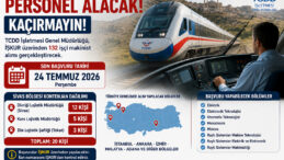 TCDD’den Sivas’a Makinist Alımı! Divriği İçin 12 Kişilik Kontenjan Açıldı