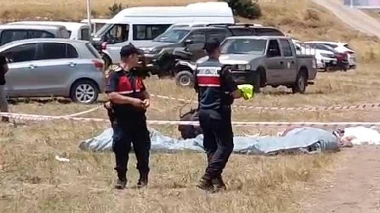 Çorum Oğuzlar'da yamaç paraşütü kazasında hayatını kaybeden pilot için ekipler olay yerinde inceleme yaptı
